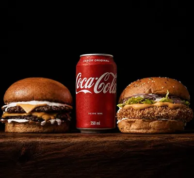 Foto de Dupla Habibi - 2 lanches + Coca Cola