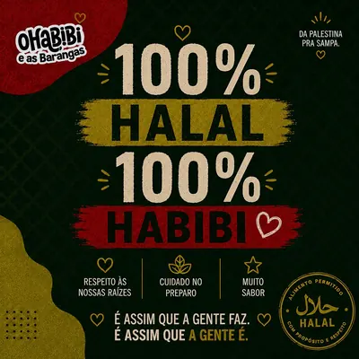 Arte do Instagram: 100% halal, 100% habibi